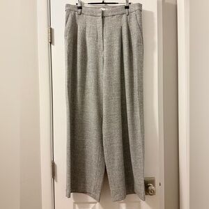 H&M Textured Gray Trousers